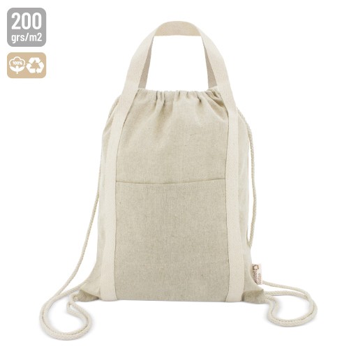 SAC À DOS EN COTON RECYCLÉ "YALA"