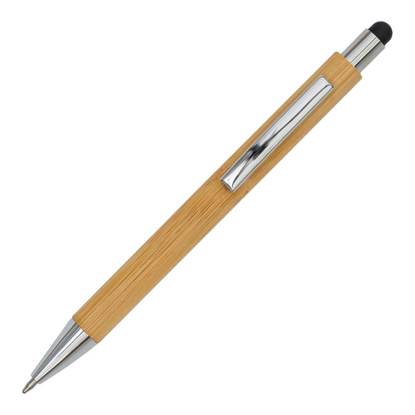 Pelak bamboo pen and torch keychain in a gift box