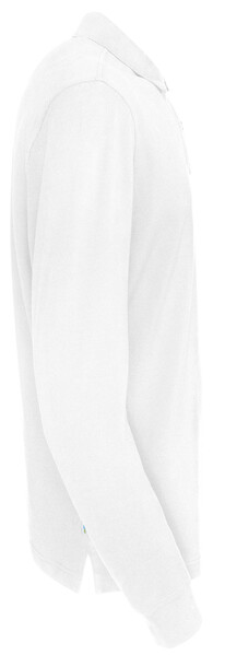 Cottover Gots Pique Long Sleeve Man white M