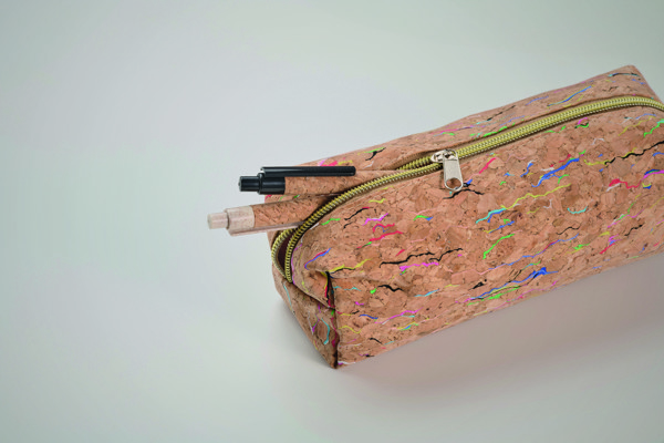 Coloured cork pencil case Corchaso