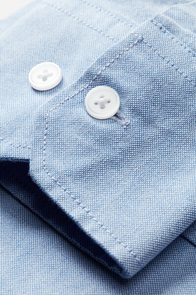 Cottover Gots Oxford Shirt L/S Man white 44