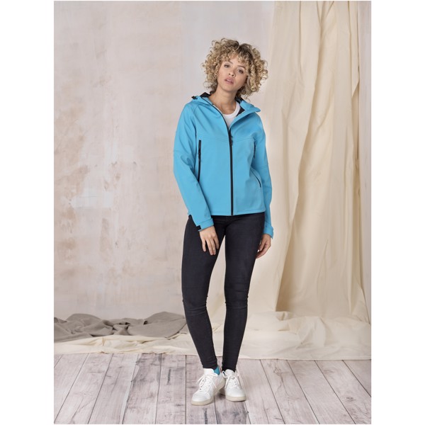Veste softshell recyclée femme Coltan - Noir / M
