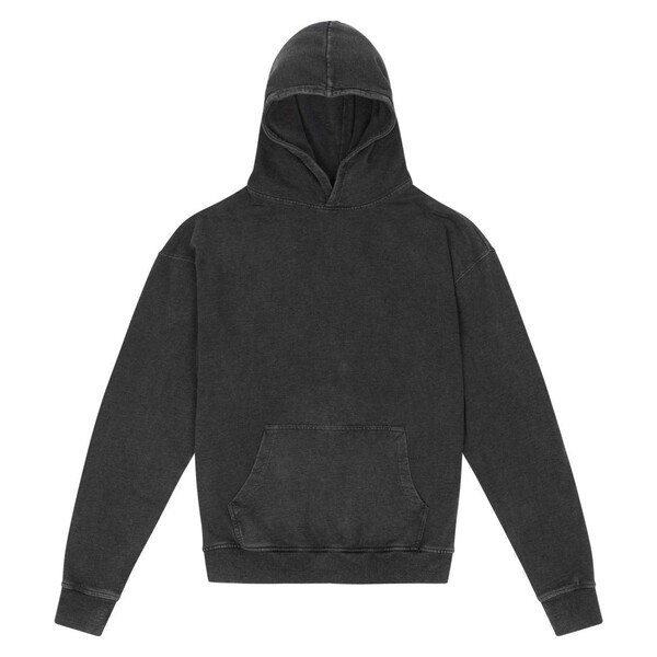 Vintage Washed Hoodie - Washed Black / XS