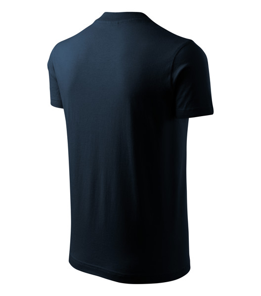 Tričko Unisex Malfini® V-Neck - Tmavomodrá / M