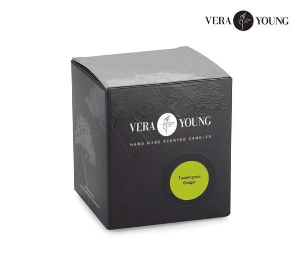Soybean wax candle 170g - Lemongrass & Ginger - VERA YOUNG