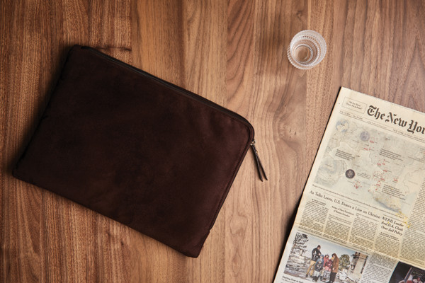 VINGA Hunton laptop case - Brown