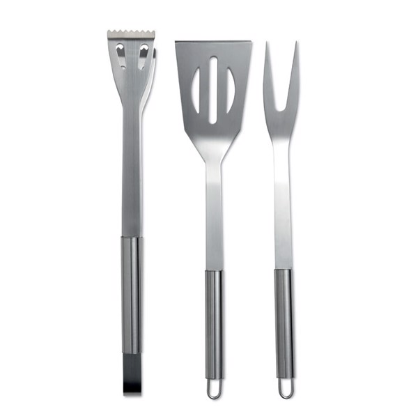 MB - 3 BBQ tools in pouch Shakes
