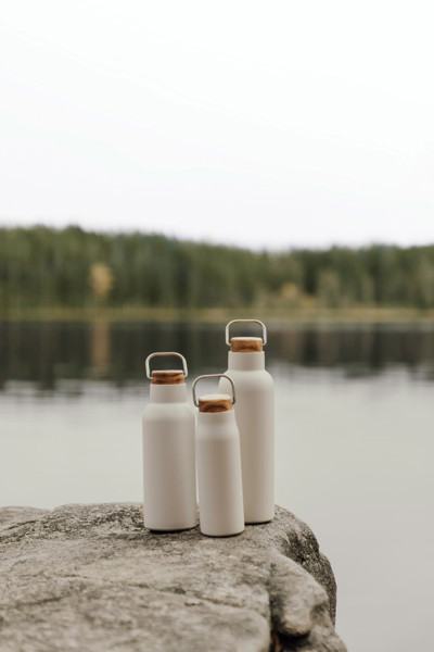 Vinga Ciro vakuumska steklenica, 800 ml, reciklirano jeklo - Siva