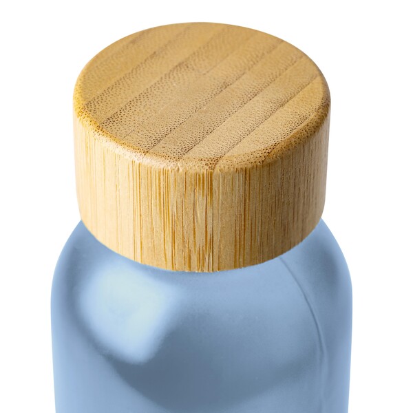 Gourde de 500 ml en verre Levi - bleu cobalt