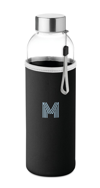 Bouteille en verre 500 ml Utah Glass - Noir