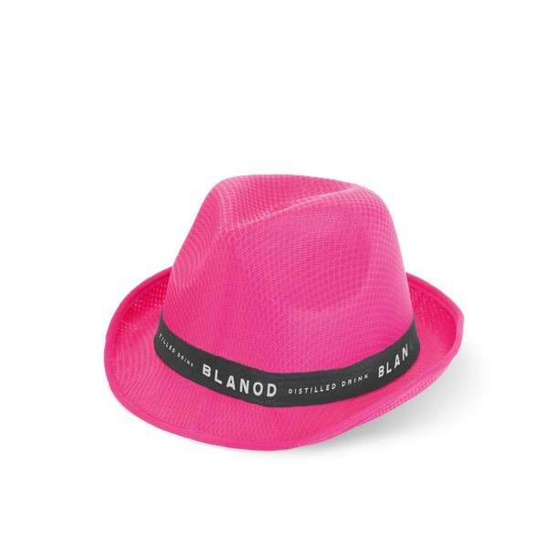 MANOLO. PP Trilby style hat - White