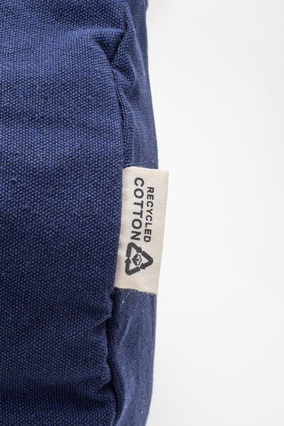 Sac de sport en canvas recyclé Rekan Duff - Bleu