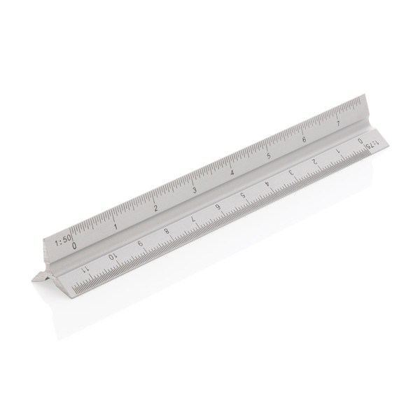 Xd Collection ruler aluminum, 15cm, 5 scales