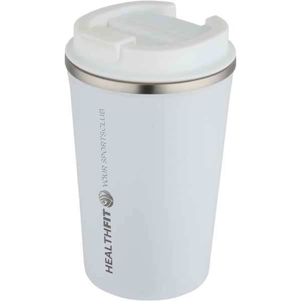 Newport 350 ml dubbelwandige vacuüm geïsoleerde roestvrijstalen beker - Wit