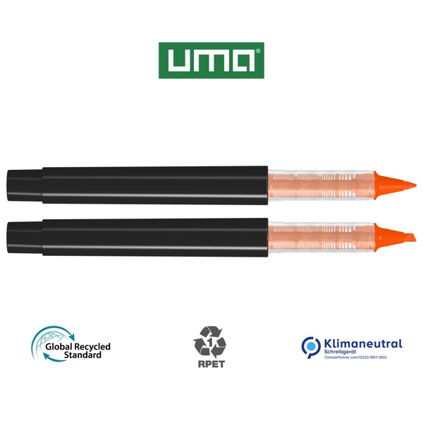 RECYCLED PET PEN PRO LIQEO - ORANGE FLOURESCENT