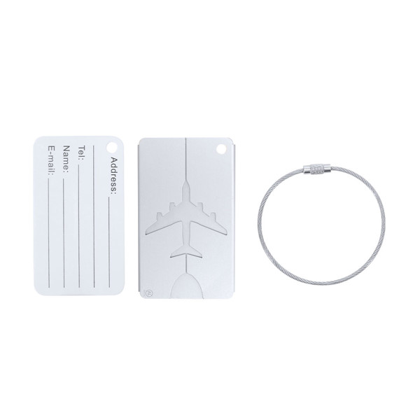 Identificador Maletas Hekla - Plateado