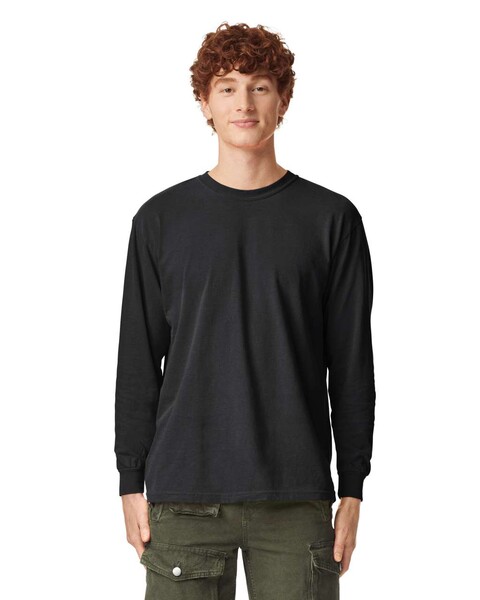 Heavy Weight Adult Long Sleeve T-Shirt - Black / XL