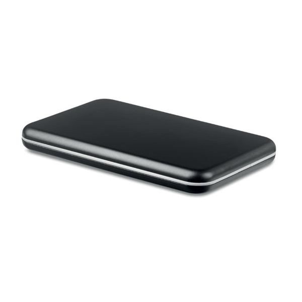 4000 mAH Powerbank solcelle Solarflat - Sort
