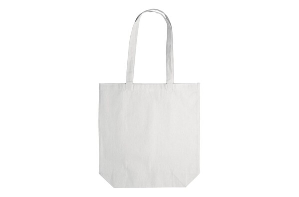 Skuldertaske lærred OEKO-TEX® 270g/m² 42x12x43cm - Hvid