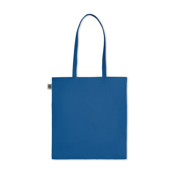 Zimde Color tote bag organski bombaž, 140 g/m² - Kraljeva modra
