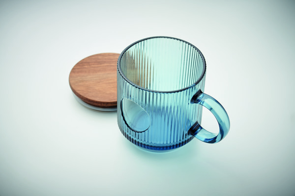 Mug en verre strié 300ml Vitrio Mug