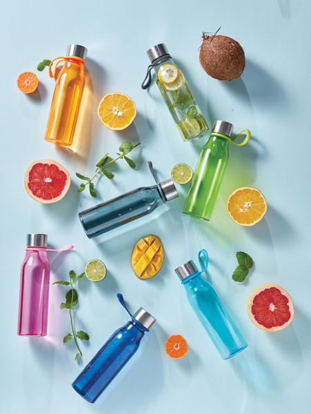 Tritánová fľaša na vodu Lean VINGA 600 ml - Modrá