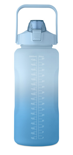 Bouteille d'eau RPET 2L Activate Max - Bleu Royal