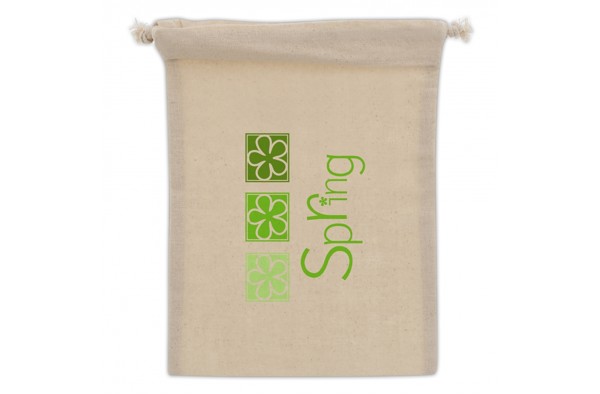 Gift pouch OEKO-TEX® cotton 140g/m² 15x20cm