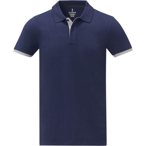 Polo Morgan manches courtes deux tons homme - Marine / L