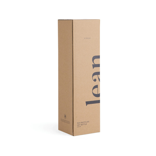 Lahev na vodu 800ml VINGA Lean z RCS RPET - Modrá
