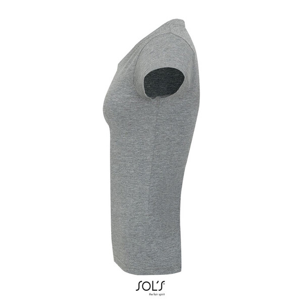 MOON T-SHIRT SENHORA 150g - Cinzento Dois TonsXL