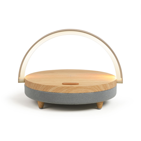 Enceinte LED chargeur induction fast charge