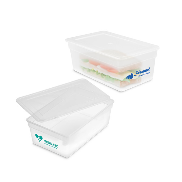 BOITE DE RANGEMENT & BOITE A REPAS (LUNCH BOX) EN PLASTIQUE PP - Blanc
