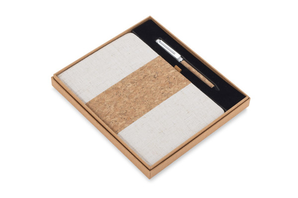 Set - notebook with pen CALMO