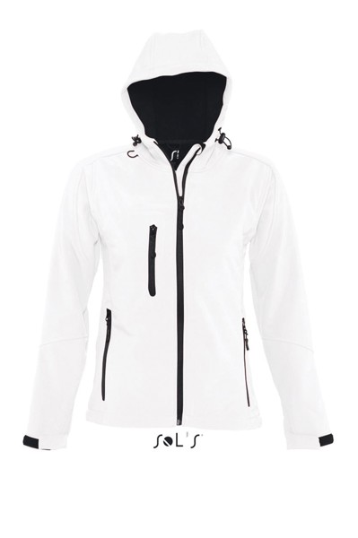 Sol's Replay Women - Hooded Softshell - White / M
