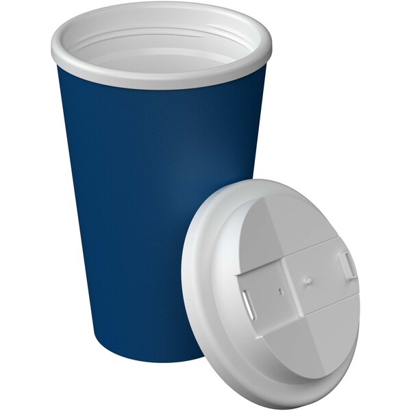 Gobelet isotherme Americano® Infiniti de 350 ml avec couvercle anti-déversement - Bleu océan