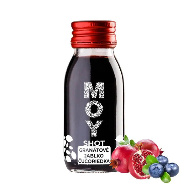 MOY SHOT GRANATOVÉ JABLKO + ČUČORIEDKA 60ml
