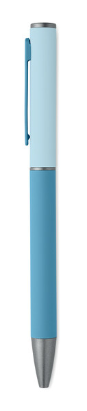 Recycled alu twist ball pen Fillan - Turquoise