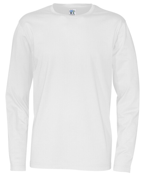 Cottover Gots T-shirt Long Sleeve Man white 3XL