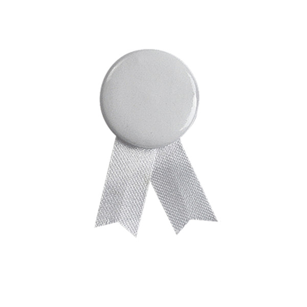 Pin Laço Solidario - Branco