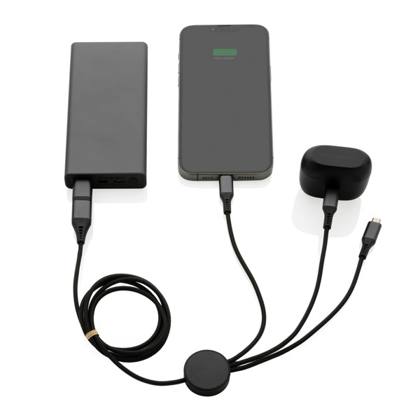 Xd Xclusive 6-v-1 kabel, 120 cm, recikliran aluminij