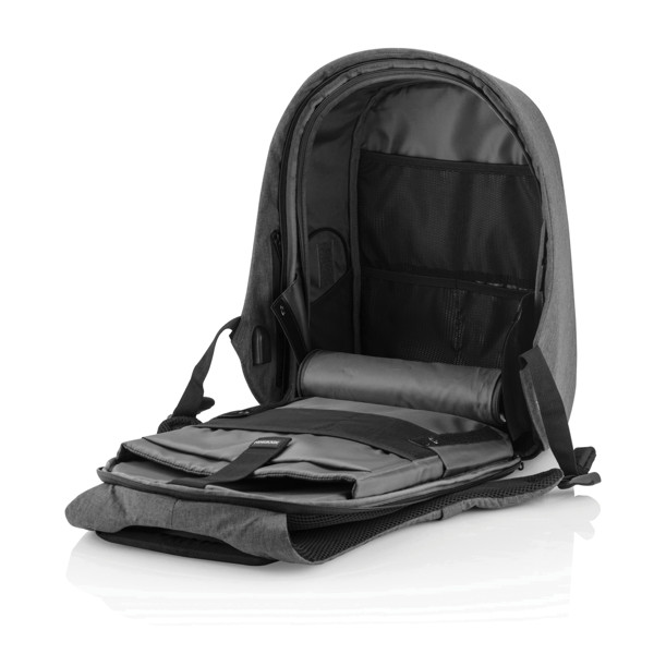 Bobby Hero Regular Anti-Diebstahl-Rucksack - Grau / Schwarz