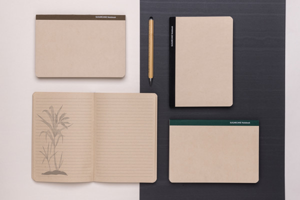 Stylo Sugarcane paper A5 Notebook - Brown