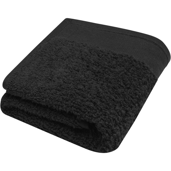 Chloe 550 g/m² Baumwollhandtuch 30 x 50 cm - schwarz