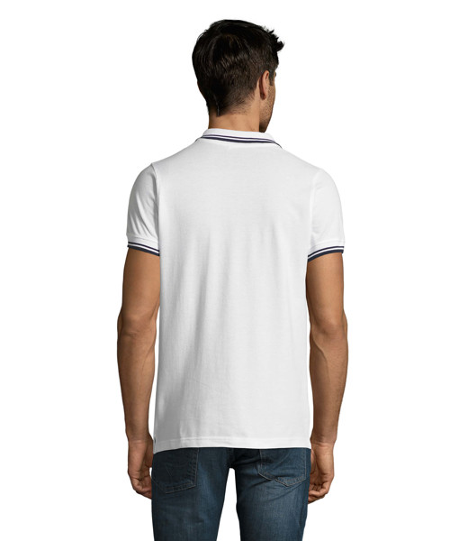PASADENA pólo homem 200g Pasadena Men - Branco / NavyS