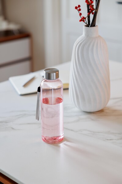 RPET-juomapullo (500ml) Isabelle - Vaaleanpunainen