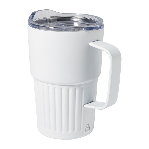 Thermobecher Streaky Grab - Weiß