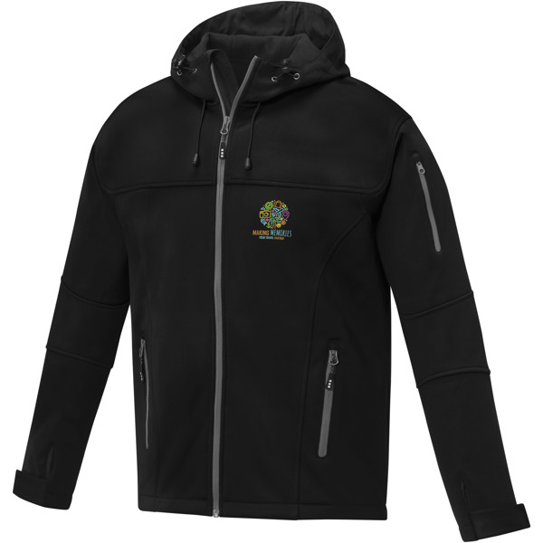 Match Softshelljacke für Herren - schwarz / XL