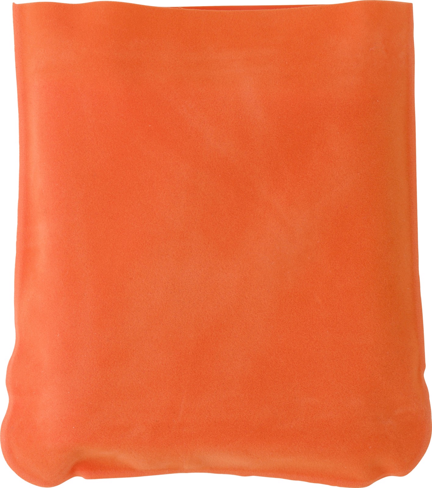 Velour travel cushion - Orange
