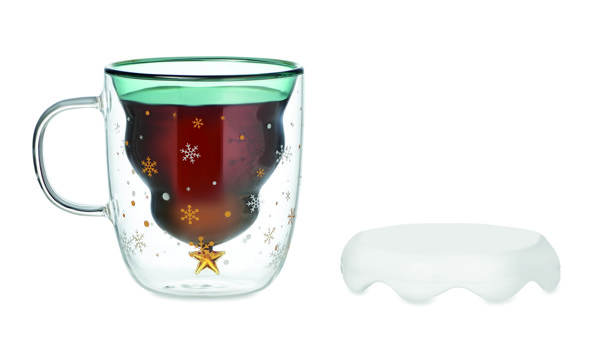 Verde mug, double wall borosilicate, 250ml
